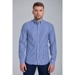 Gant pánská košile REG Broadcloth stripe BD modrá – Zboží Mobilmania