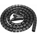 SOLEX Kabelový organizér 2m 20mm černý KM-873BK – Zboží Živě