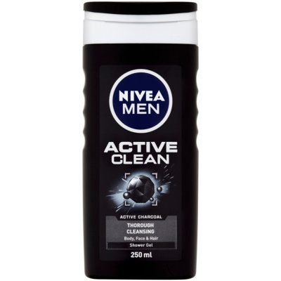 Nivea Men Deep Active Clean sprchový gel 250 ml