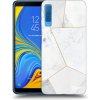 Pouzdro a kryt na mobilní telefon Samsung Pouzdro Picasee silikonové Samsung Galaxy A7 2018 A750F - White tile čiré