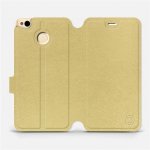 Pouzdro Mobiwear flip Xiaomi Redmi 4X v provedení C_GOS Gold&Gray – Sleviste.cz