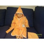 DANAPO Župan oranžový + frote žínka – Hledejceny.cz