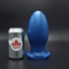 Anální kolík Topped Toys Gape Keeper 108 Blue Steel, prémiový silikonový anální kolík 19 x 8,6 cm