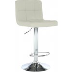 Kondela Kandy New stolička, béžová ekokoža/chróm – Sleviste.cz