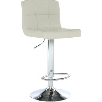 Kondela Kandy New stolička, béžová ekokoža/chróm – Sleviste.cz