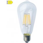 Diolamp LED Filament žárovka čirá ST64 6W/230V/E27/4000K/830Lm/360° – Hledejceny.cz