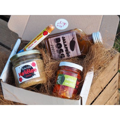 CHILLIMAT Dárkový chilli set Ohnivý pro gurmány – Zboží Mobilmania