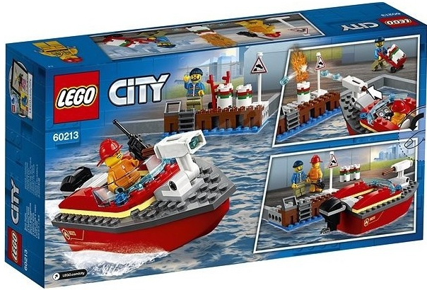LEGO® City 60213 Požár v přístavu od 417 Kč - Heureka.cz