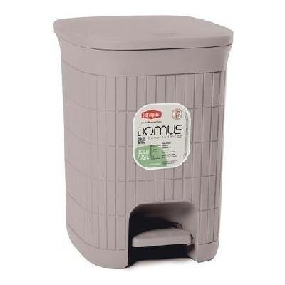 Domus Koš odp. 20 l pedál.šedý, plast – Sleviste.cz