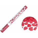 Partydeco vystřelovací konfety tmavě červené květy 60 cm – Zboží Dáma