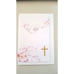 Joyous Přání ke křtu - růžová – Zboží Dáma