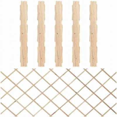 Nabytek XL Trelážové ploty 5 ks masivní jedlové dřevo 180 x 80 cm – Zbozi.Blesk.cz