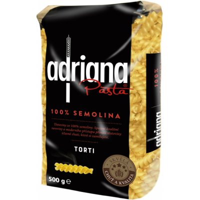 Adriana těstoviny semolinové torti 0,5 kg – Zboží Dáma