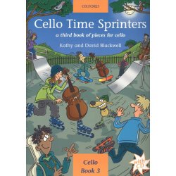 Cello Time Sprinters book 3 + Audio Online snadné skladby pro violoncello
