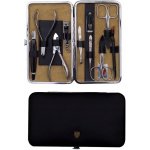 Kellermann Černá manikúra 8-ti dílná sada v černém koženém pouzdře L 52130 MC – Zboží Dáma