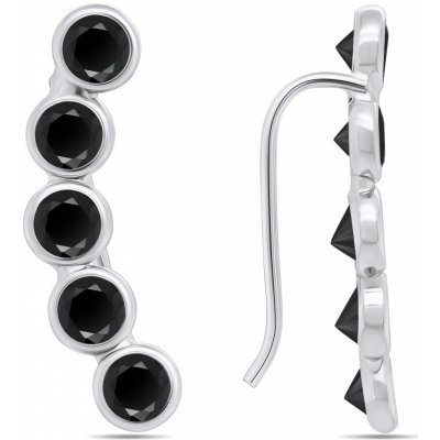 Brilio Silver náušnice EA221WBC – Zboží Dáma