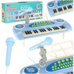 INTERAKTIVNÍ KLÁVESOVÝ VARHANNÍ MIKROFON MODRÝ – Sleviste.cz