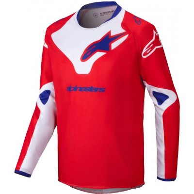 Alpinestars Racer VEIL KIDS červeno-bílý – Zboží Mobilmania