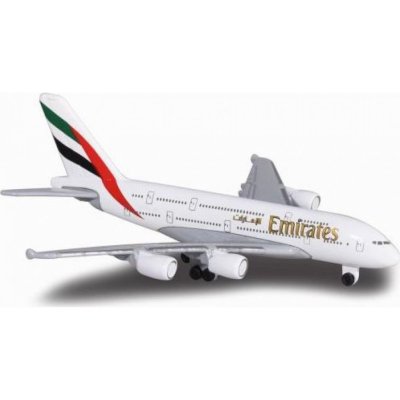 Majorette Letadlo 13cm Emirates A380-800 – Sleviste.cz