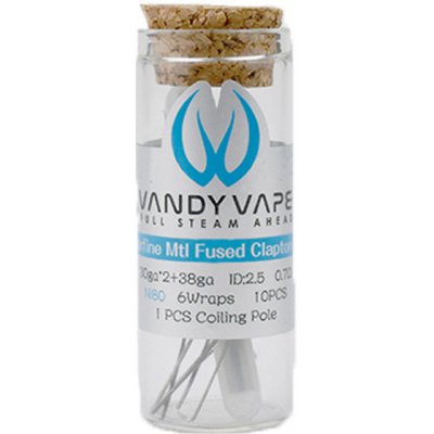 Vandy Vape Superfine MTL Ni80 Předmotané spirálky 30ga*2+38ga 0,7ohm 10ks – Zboží Dáma