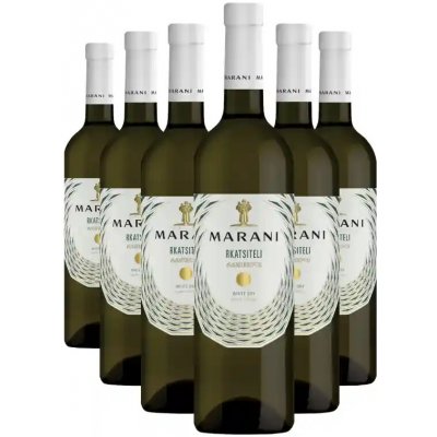 Marani RKATSITELI bílé suché víno 12,5% 6 x 0,75 l (holá láhev) – Hledejceny.cz
