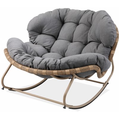 Focus Garden Houpací křeslo RODOS Natural/Grey – Hledejceny.cz