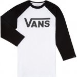 Vans Otw Raglan boys white black – Zboží Mobilmania