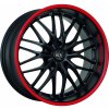 Alu kolo, lité kolo Barracuda VOLTEC 8x18 5x112 ET45 T6 black trim red