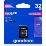 Goodram microSDHC UHS-i 32 GB M1AA-0320R12 – Hledejceny.cz