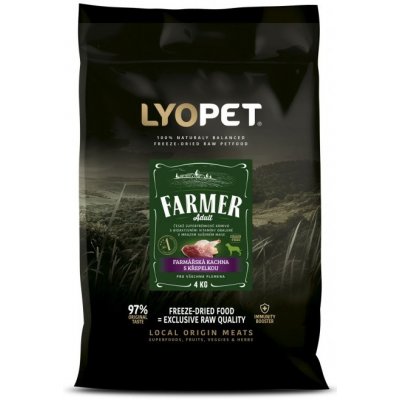 Lyopet Farmer Adult kachna s křepelkou bezobilné 1,5 kg – Zbozi.Blesk.cz