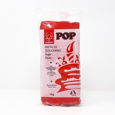 Modecor Pop Sugar Paste červená 1 kg