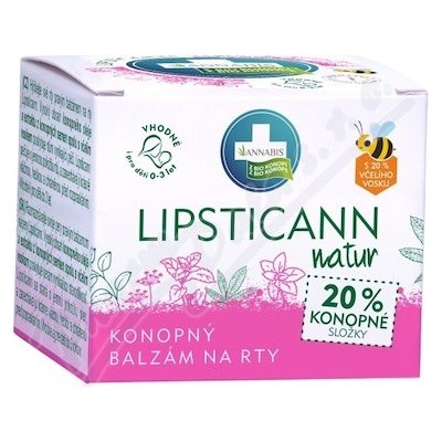 Annabis Lipsticann Natur konop.balzám na rty 15 ml