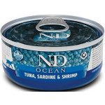 N&D Cat Ocean Adult Tuna & Sardine & Shrimps 70 g – Sleviste.cz