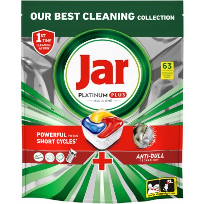 Jar Platinum Plus All In One Kapsle Do Myčky Lemon 63 ks – Zboží Mobilmania