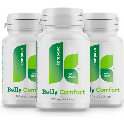 Kompava 3-balení Belly Comfort 750 mg 100 kapslí – Hledejceny.cz