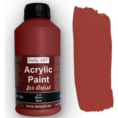 Daily ART akrylová barva 500 ml mars red – Zboží Dáma