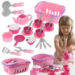 Mikrotrading Kuchyňský set s košíkem s 25 ks nádobí v síťce – Zboží Dáma