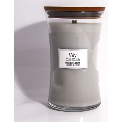 WoodWick Lavender & Cedar 609,5 g – Zbozi.Blesk.cz