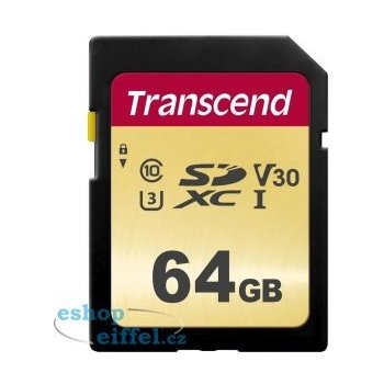 Transcend SDXC 64 GB UHS-I U3 TS64GSDC500S