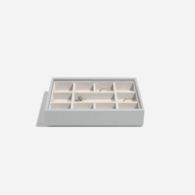 Stackers box na šperky Pebble Grey Mini 11 šedá – Zboží Mobilmania