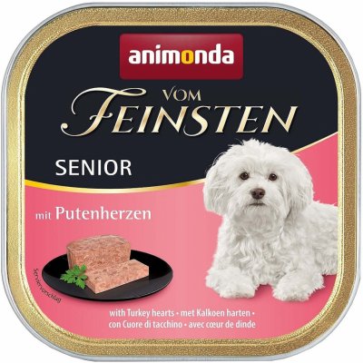 Animonda Vom Feinsten Senior Dog krůtí srdíčka 150 g – Hledejceny.cz