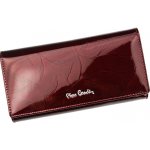 Pierre Cardin tmavěčervená lesklá kožená Peněženka LEAF 100 – Hledejceny.cz