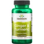 Swanson Ginger a Turmeric 60 kapslí – Hledejceny.cz