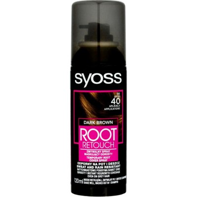 Syoss Root Retoucher tmavě hnědý sprej na odrosty 120 ml – Zboží Dáma