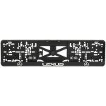 Podložka pod SPZ LEXUS (2ks) – Hledejceny.cz