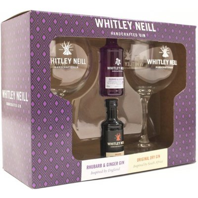 Whitley Neill 43% 2 x 0,05 l (dárkové balení 1 sklenice) – Zbozi.Blesk.cz