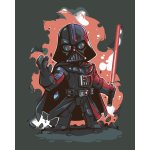 ZUTY Malování podle čísel KRESLENÝ DARTH VADER Rozměr 40 x 50 cm Rámování vypnuté plátno na rám – Zbozi.Blesk.cz