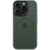 Pouzdro a kryt na mobilní telefon Apple Tactical Hyperstealth transparentní s MagSafe pro iPhone 15 Pro olivový 8596311221354