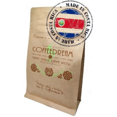 COFFEEDREAM Káva KOSTARIKA CANET CHOPIN honey Jemné mletí český turek 1 kg – Sleviste.cz