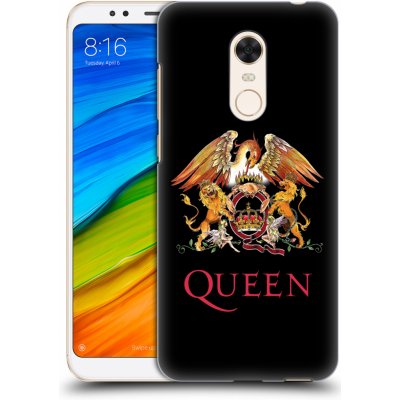 HEAD CASE plastový obal na mobil Xiaomi Redmi 5 PLUS kapela Queen znak (Pouzdro plastové HEAD CASE na mobil Xiaomi Redmi 5 PLUS Originální obal Queen logo)